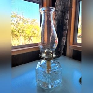 Mid century oil lamp